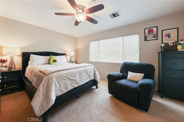 251 E Center St, Covina, CA 91723 - carpeted bedroom with a ceiling fan