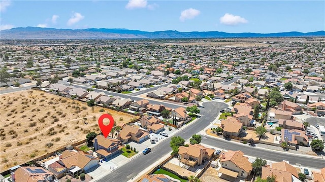 12725 Sundown Rd, Victorville, CA 92392 - aerial view of residential area with a mountain backdrop