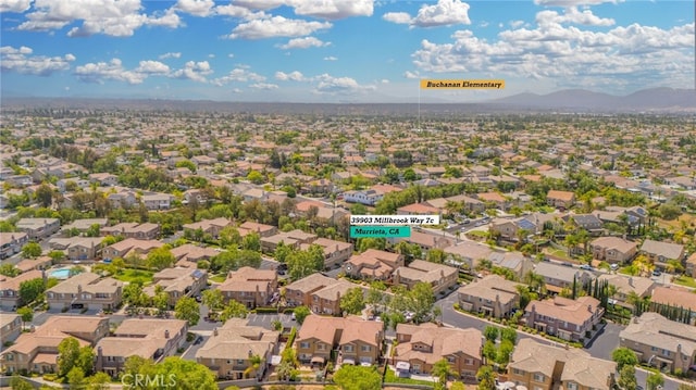 39903 Millbrook Way Unit 7C, Murrieta, CA 92563 - aerial view of residential area with mountains