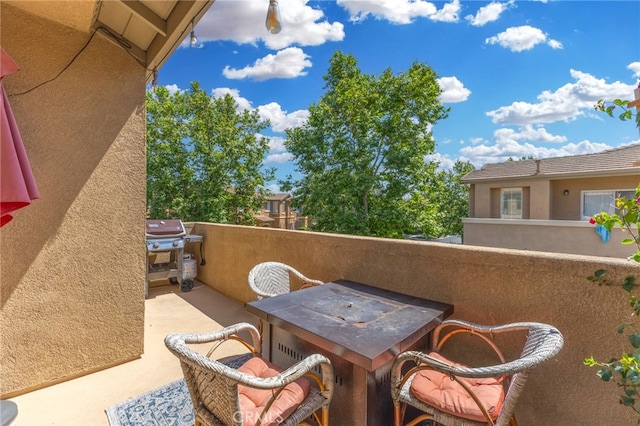 39903 Millbrook Way Unit 7C, Murrieta, CA 92563 - balcony featuring area for grilling and outdoor dining area