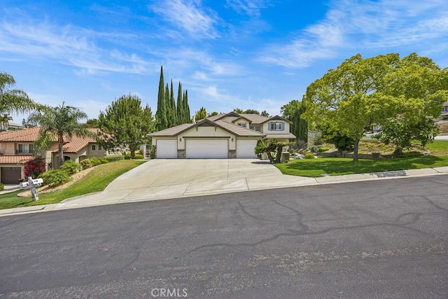 2504 Martingail Dr, Covina, CA 91724 - traditional-style house with a garage, concrete driveway, stucco siding, and a residential view