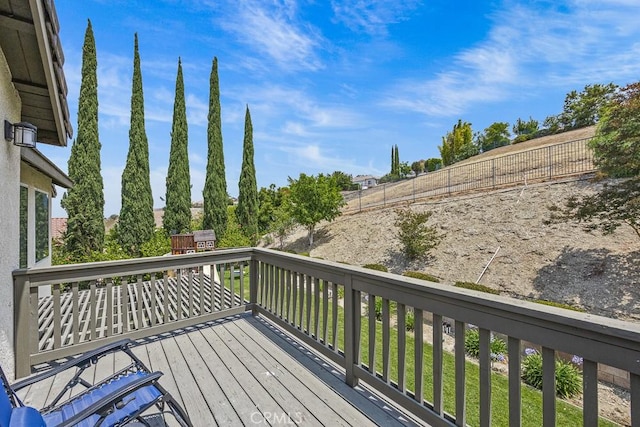 2504 Martingail Dr, Covina, CA 91724 - view of wooden terrace