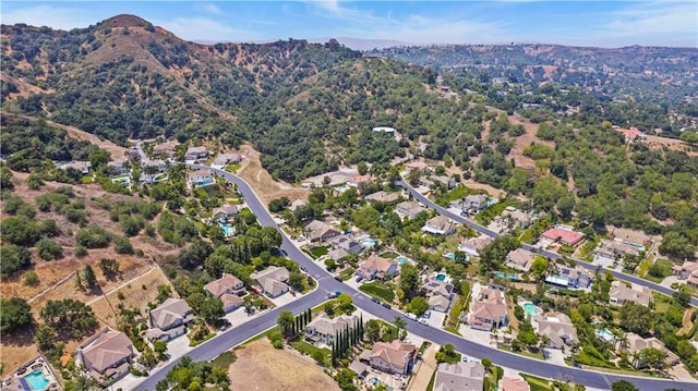 2504 Martingail Dr, Covina, CA 91724 - aerial overview of property's location with mountains