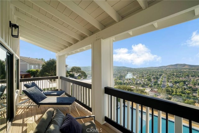 32075 Canterhill Pl, Westlake Village, CA 91361 - balcony featuring a mountain view
