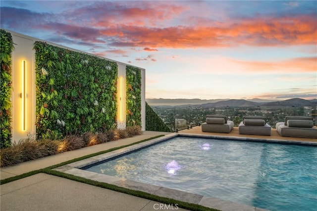 32075 Canterhill Pl, Westlake Village, CA 91361 - pool at dusk featuring an outdoor pool