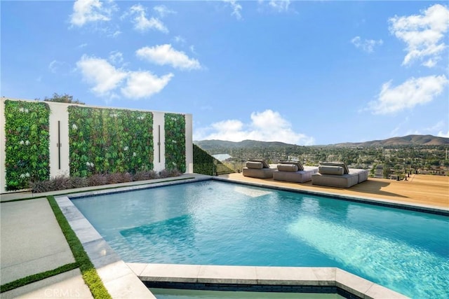32075 Canterhill Pl, Westlake Village, CA 91361 - outdoor pool featuring a mountain view