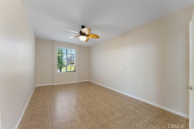 29184 Stone Ridge St, Menifee, CA 92584 - spare room featuring ceiling fan and light tile patterned floors