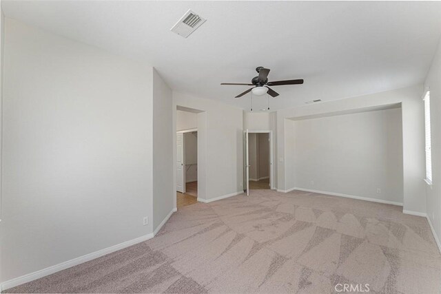29184 Stone Ridge St, Menifee, CA 92584 - unfurnished room with a ceiling fan and light colored carpet