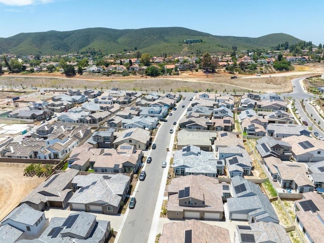 12639 Elizabeth Way, San Diego, CA 92129 - aerial overview of property's location featuring nearby suburban area and a mountain backdrop
