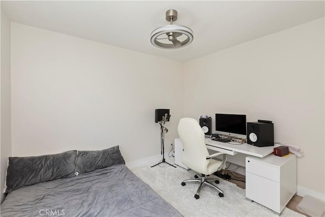 16707 Island Oak St, Fontana, CA 92336 - bedroom with a desk and light carpet
