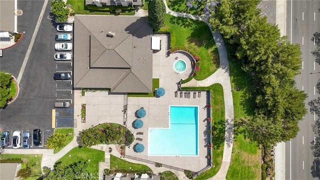 14 Black Oak, Irvine, CA 92604 - aerial view of a pool area