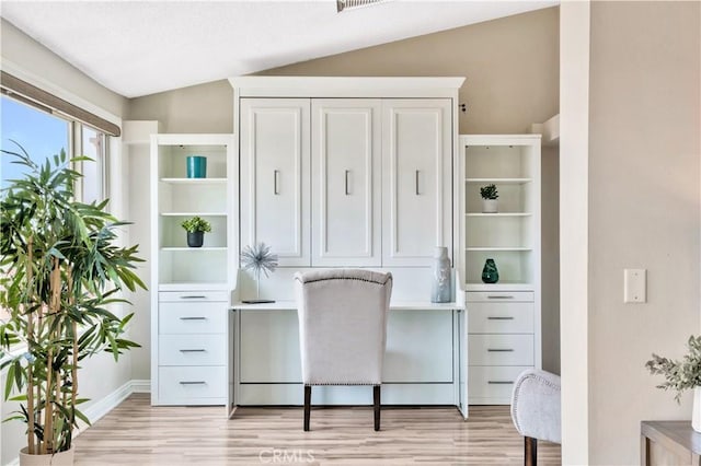 15 Vista Del Ponto Unit 70, San Clemente, CA 92672 - office with light wood-type flooring and vaulted ceiling