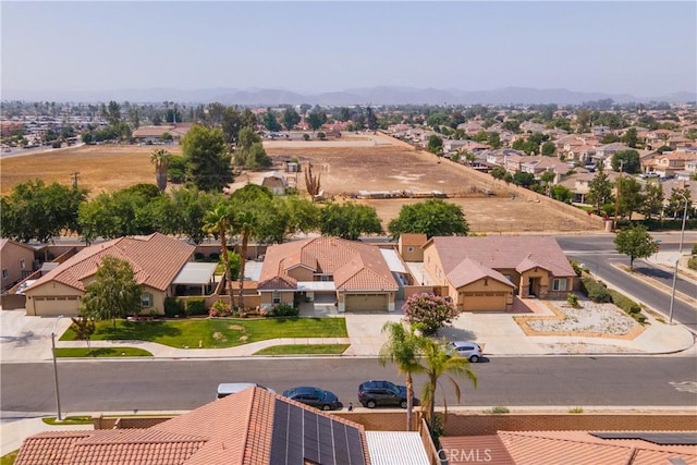 3455 Sugar Maple Ct, Hemet, CA 92545 - aerial view of residential area featuring a mountainous background