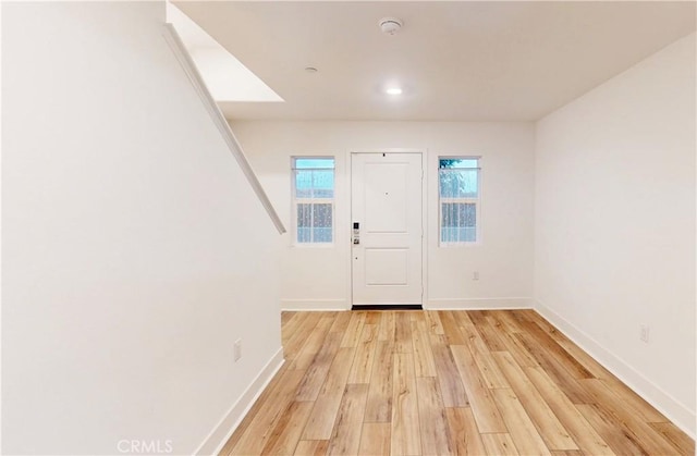 2750 W 182nd St Unit 112, Torrance, CA 90504 - foyer featuring light wood-style floors and recessed lighting