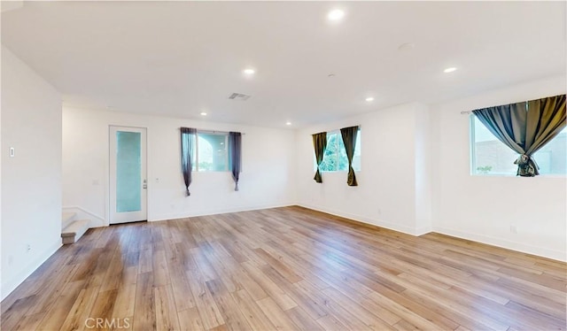 2750 W 182nd St Unit 112, Torrance, CA 90504 - unfurnished room featuring light wood-style floors and recessed lighting