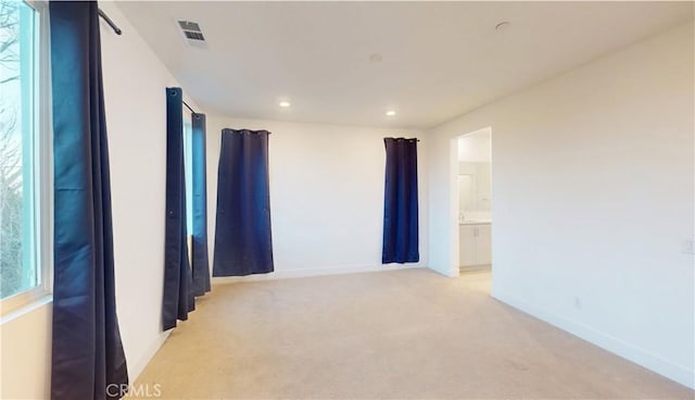2750 W 182nd St Unit 112, Torrance, CA 90504 - unfurnished room with light colored carpet, plenty of natural light, and recessed lighting