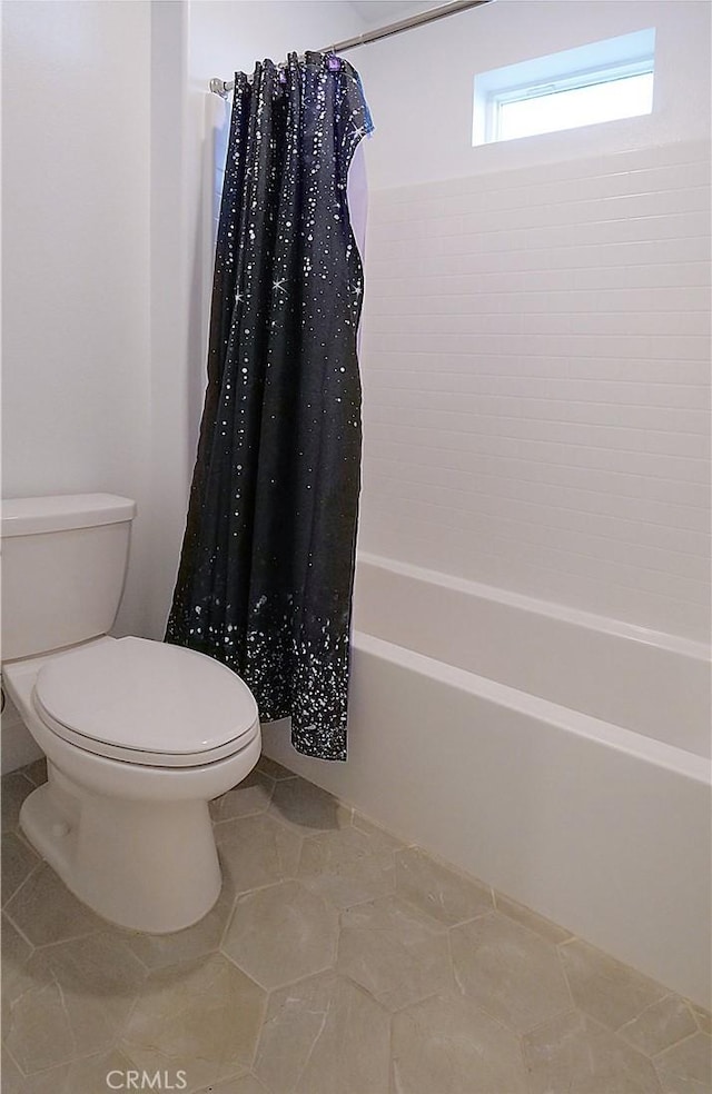 2750 W 182nd St Unit 112, Torrance, CA 90504 - full bathroom with shower / bath combination with curtain and tile patterned flooring