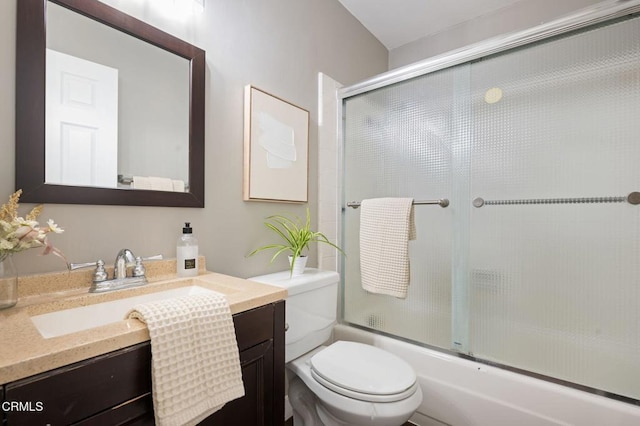 5946 Hickory St Unit 1, Carpinteria, CA 93013 - full bathroom with vanity and enclosed tub / shower combo