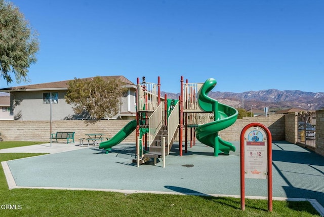 5946 Hickory St Unit 1, Carpinteria, CA 93013 - community playground featuring a mountain view