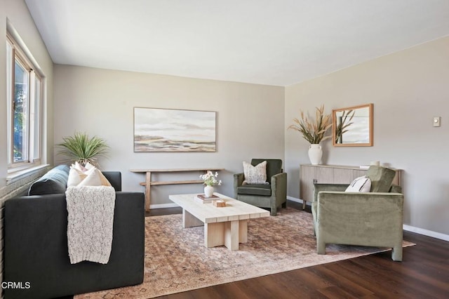 5946 Hickory St Unit 1, Carpinteria, CA 93013 - living room featuring wood finished floors and baseboards