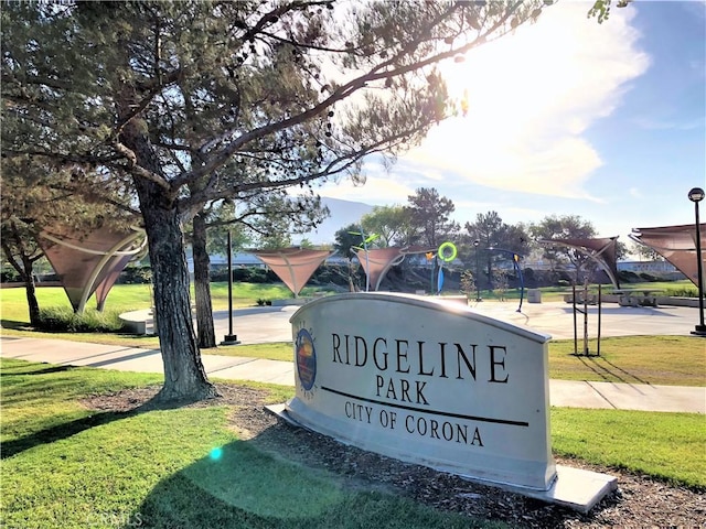 2802 Green River Rd Unit 101, Corona, CA 92882 - community sign featuring a lawn