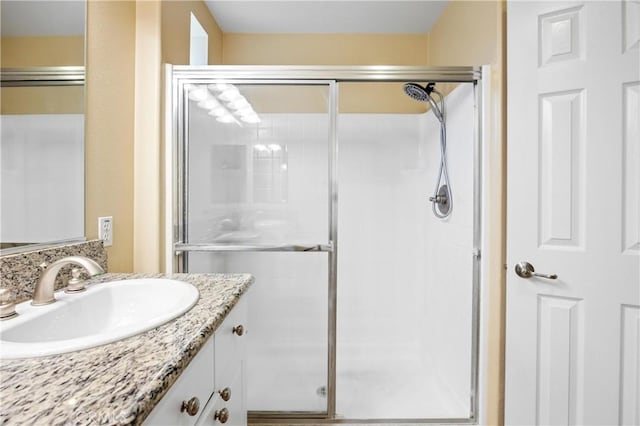 2802 Green River Rd Unit 101, Corona, CA 92882 - bathroom with vanity and a shower stall