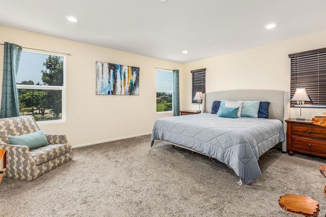 2910 Lucia Jade Loop, San Diego, CA 92139 - bedroom with carpet flooring, multiple windows, and recessed lighting