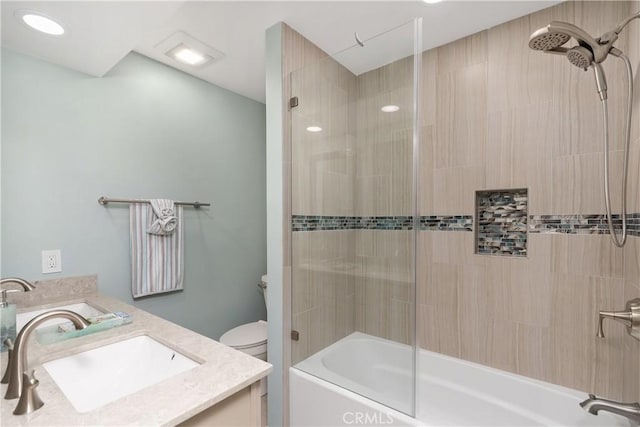 1837 N Studebaker Rd, Long Beach, CA 90815 - bathroom featuring shower / washtub combination and vanity