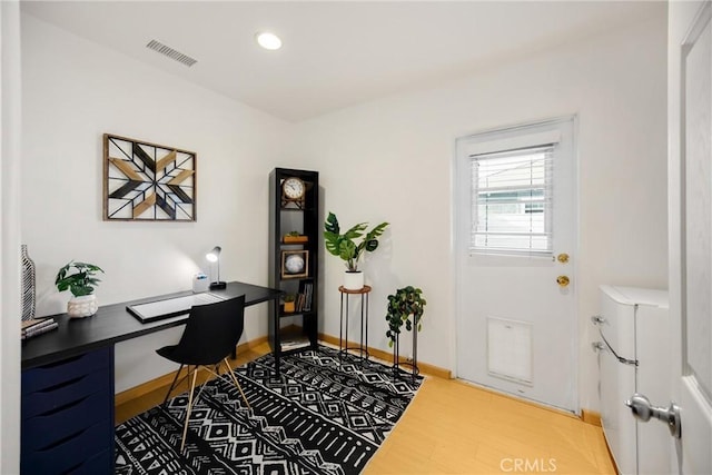 1320 Carob Way, Montebello, CA 90640 - office space with wood finished floors and recessed lighting