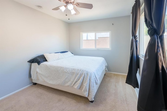 2133 Manchester Ave, Escondido, CA 92027 - bedroom featuring light carpet and ceiling fan