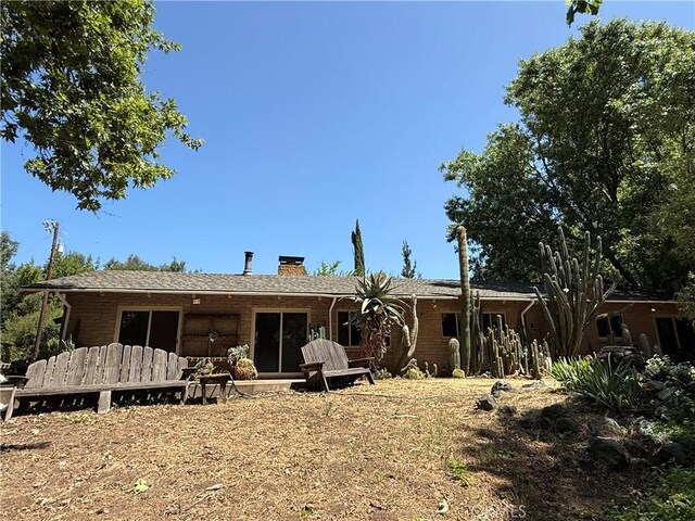 11955 Santa Lucia Rd, Atascadero, CA 93422 - back of property featuring a chimney