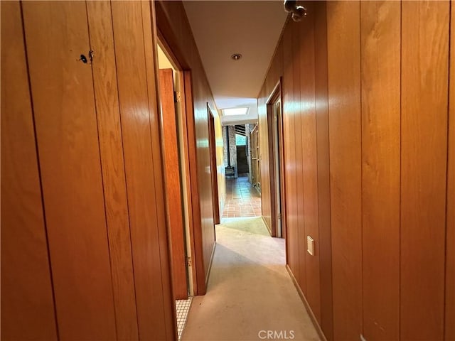 11955 Santa Lucia Rd, Atascadero, CA 93422 - hallway featuring wooden walls