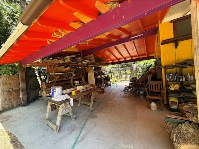 11955 Santa Lucia Rd, Atascadero, CA 93422 - view of patio with an exterior structure and an outbuilding