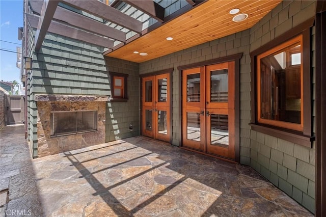 401 8th St, Manhattan Beach, CA 90266 - view of patio / terrace with french doors and a pergola
