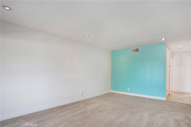 23372 Caminito Marcial Unit 187, Laguna Hills, CA 92653 - unfurnished room with recessed lighting and carpet flooring