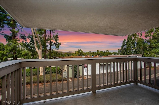 23372 Caminito Marcial Unit 187, Laguna Hills, CA 92653 - view of balcony at dusk