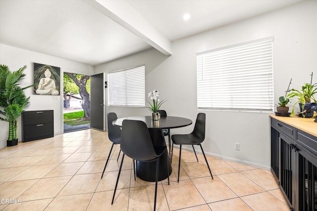 1222 Acadia Pl, Ventura, CA 93003 - dining space with light tile patterned flooring and baseboards