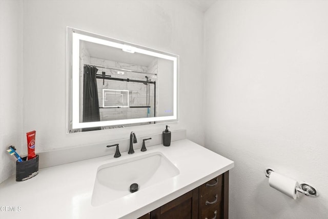 1222 Acadia Pl, Ventura, CA 93003 - full bathroom featuring vanity and a tile shower