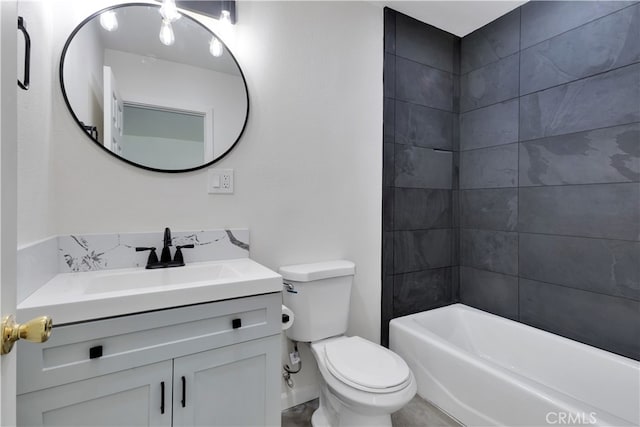 61638 La Jolla Dr, Joshua Tree, CA 92252 - full bathroom with vanity and shower / washtub combination