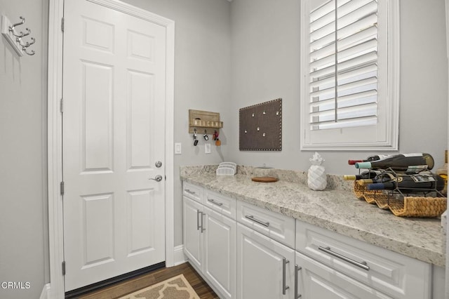 508 Autumn Path Ln, Santa Paula, CA 93060 - washroom featuring dark wood-style flooring
