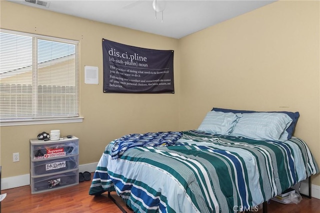 2306 Apion Ct, Paso Robles, CA 93446 - bedroom with wood finished floors and a ceiling fan