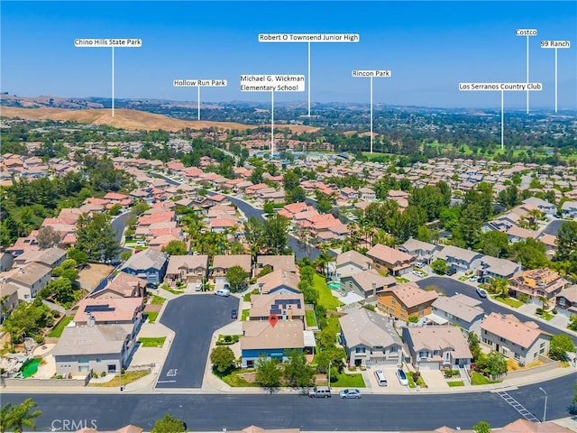 4450 Autumn Glow Ct, Chino Hills, CA 91709 - aerial perspective of suburban area