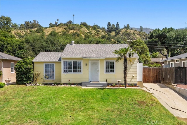2051 Royal Oaks Dr, Duarte, CA 91010 - view of front of house with a mountain view and roof with shingles