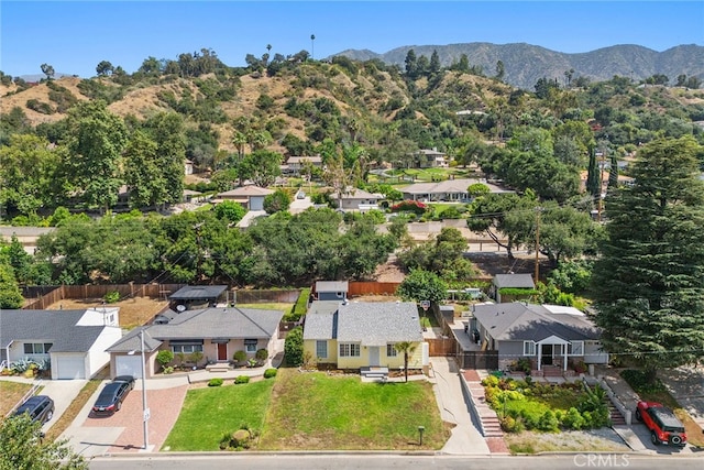 2051 Royal Oaks Dr, Duarte, CA 91010 - aerial perspective of suburban area with mountains