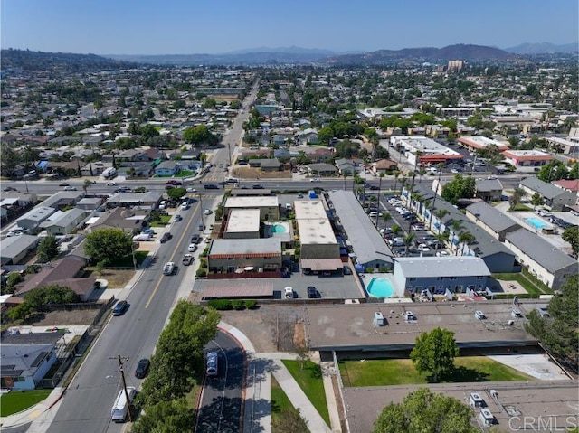 1157 Emerald Ave, El Cajon, CA 92020 - aerial view of property's location with a mountainous background