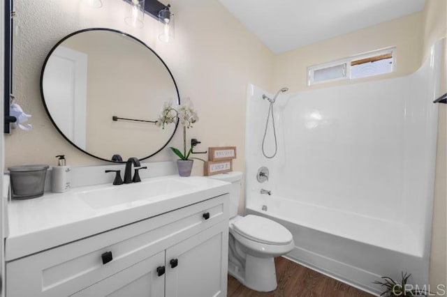 1157 Emerald Ave, El Cajon, CA 92020 - full bath with vanity, shower / bath combination, and wood finished floors