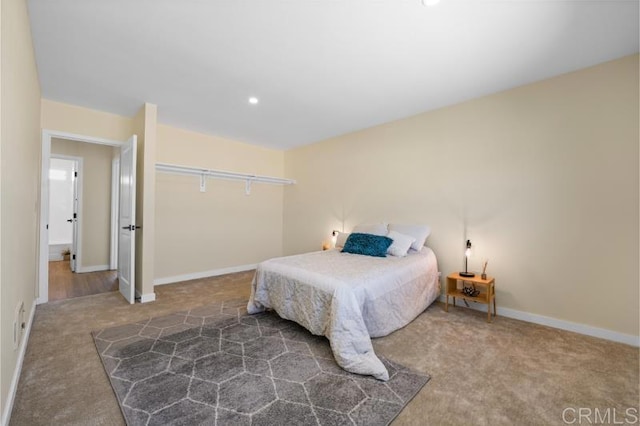 1157 Emerald Ave, El Cajon, CA 92020 - carpeted bedroom with baseboards and recessed lighting