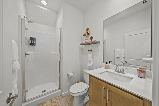 32755 Brunello Way, Temecula, CA 92591 - full bath with tile patterned flooring, a shower stall, and vanity