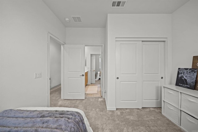 32755 Brunello Way, Temecula, CA 92591 - bedroom featuring light carpet and a closet