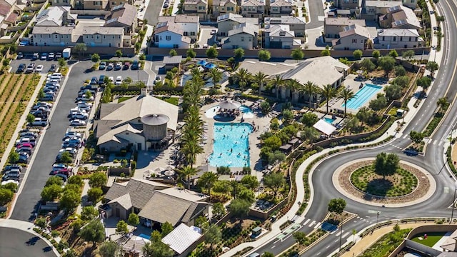 32755 Brunello Way, Temecula, CA 92591 - aerial view of property's location featuring a pool and nearby suburban area